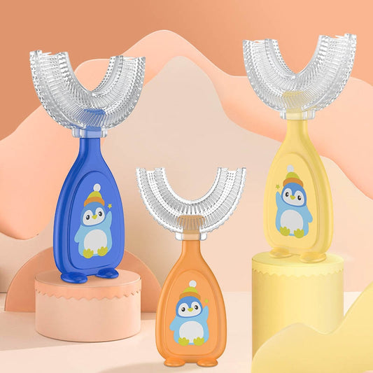 Baby toothbrush children&#39;s teeth oral care cleaning brush soft Silicone teethers baby toothbrush new born baby items 2-12Y