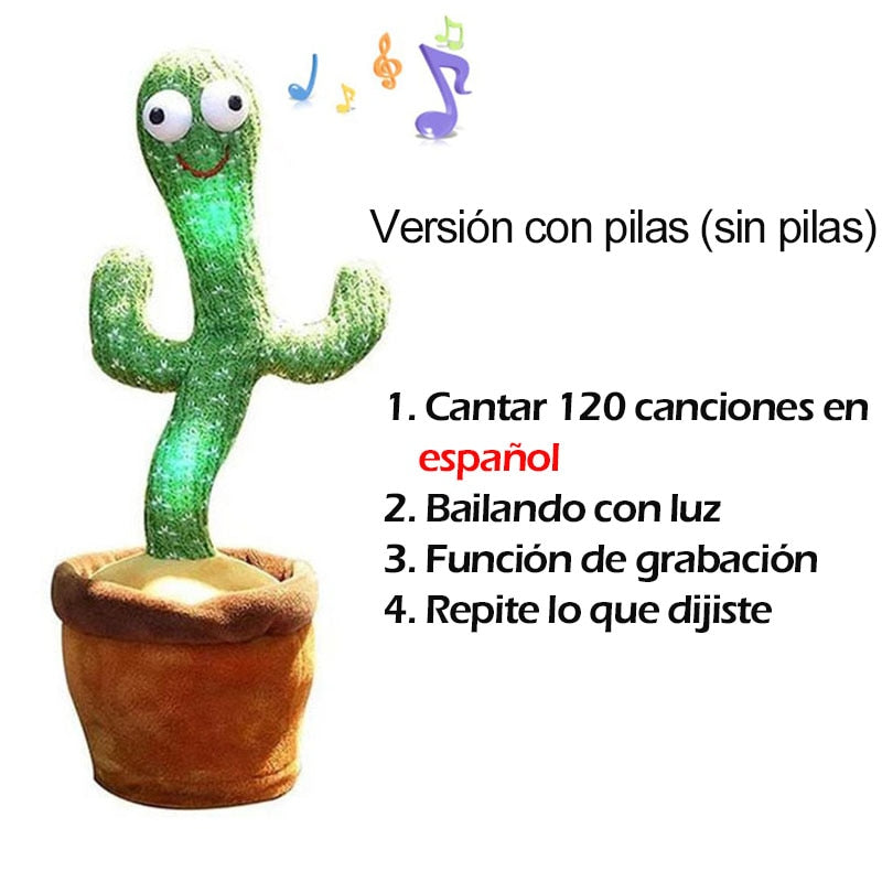 Lovely Talking Toy Dancing Cactus Doll Speak Talk Sound Record Repeat Toy Kawaii Cactus Toys Children Kids Education Toy Gift